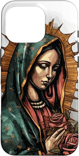 Miniatura 20 de Funda para iPhone 12 Pro Max Virgen De Guadalupe Católica Virgen De Guadalupe