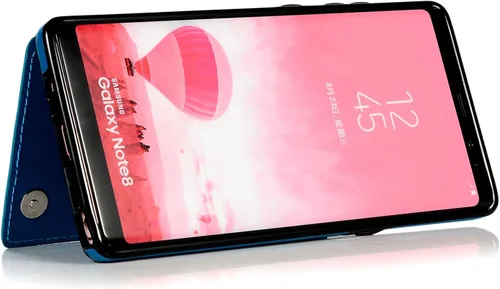 Miniatura 6 de Funda de teléfono para Samsung Galaxy Note 8 con protector de pantalla de vidrio templado y tarjetero con soporte para tarjetero, accesorios