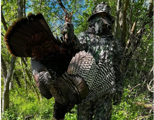 Miniatura 7 de QuikCamo Realtree & Mossy Oak 3D Leafy Camo - Sombrero de cubo para hombres, ciervos, patos y pavos (totalmente ajustable OSFM)