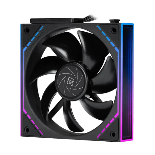 Miniatura 2 de Thermalright TL-M12QR - Ventiladores de caja inversa de 4.724 in, 1500 RPM, 47.6 CFM, 1 paquete Flujo de aire inverso, cadena margarita PWM/ARGB