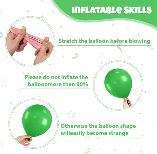 Miniatura 3 de Globos verdes y marrones, 50 piezas de 12 pulgadas, globos de camuflaje verde caqui negro marrón, globo de confeti verde esmeralda oscuro