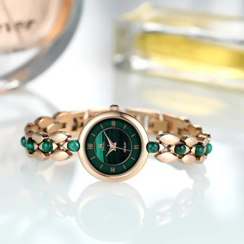 Miniatura 2 de Relojes para mujer, reloj de enfermera, impermeable, para mujer, pulsera de muñeca, simple, dorado, elegante, impermeable, reloj de cuarzo