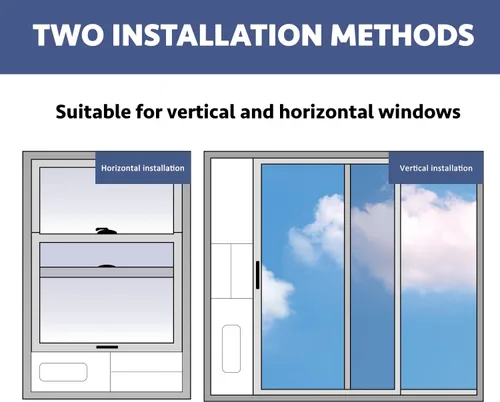 Miniatura 6 de Kit de ventana de aire acondicionado portátil con acoplador, sello de ventana ajustable para unidad de CA, kit de ventilación de CA deslizante