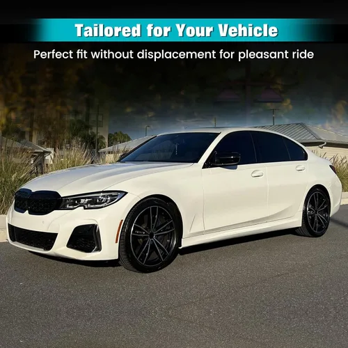 Miniatura 7 de FREEMOTOR802 Compatible con alfombrillas de piso BMW Serie 3 Sedan G20 RWD 2019-2024, forro de alfombras moldeadas 3D negras de primera fila