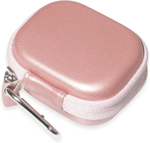 Miniatura 5 de Funda para auriculares Bluetooth TAGRY X08 True Wireless Earbuds 60H, bolsillo de malla para cable de carga (oro rosa)