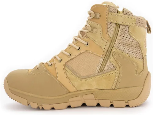 Miniatura 3 de RYNO GEAR Trek Coolmax Botas tácticas con cremallera lateral