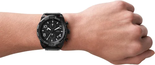 Miniatura 4 de Fossil Bronson Reloj casual de cuarzo para hombre con correa de acero inoxidable o cuero Reloj cronógrafo Bronson