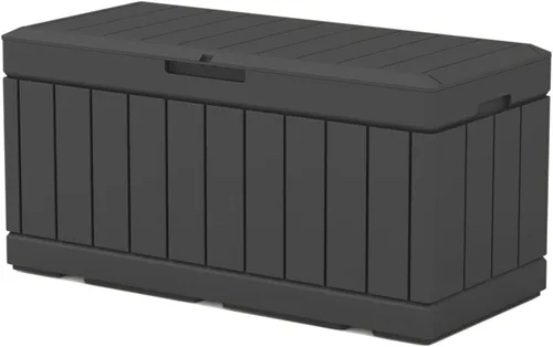 Miniatura 31 de Patiowell Caja de resina de 30 galones, caja de almacenamiento al aire libre para muebles de patio, entregas, suministros de piscina, impermeable