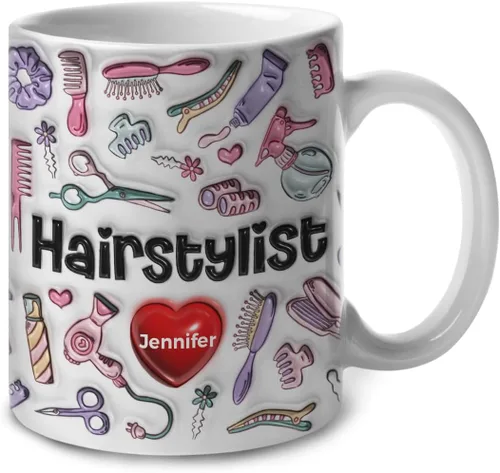 Miniatura 15 de Lotacy Regalos del profesor de arte, taza de café impresa 2D modificada para requisitos particulares del profesor de arte con su