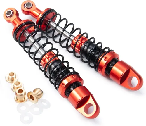 Miniatura 7 de RCHUBAM 80mm RC Shock Absorber Amortiguador 2 piezas Kit de Suspensión Cantilever Trasera TRX-4 Partes de Mejora del Absorber para Coche de Oruga RC