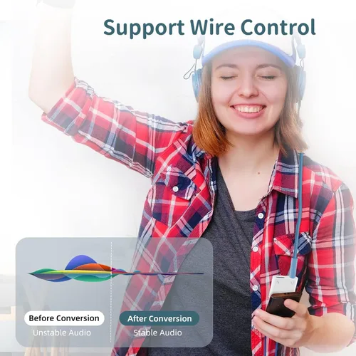 Miniatura 6 de Adaptador de audio para auriculares USB-C a 0.138 in (paquete de 2) 2 en 1 DAC tipo C Jack divisor AUX cable compatible con Samsung Galaxy LG Pixel