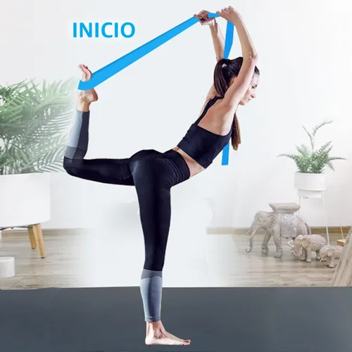 Miniatura 9 de A AZURELIFE - Bandas de resistencia profesionales largas sin látex, bandas elásticas para terapia física, yoga, pilates, rehabilitación