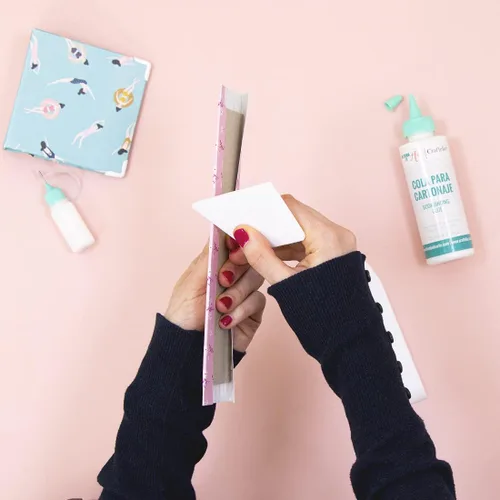 Miniatura 6 de Craftelier - Carpeta diagonal de hueso de teflón para papel Ideal para álbumes de recortes y manualidades como cartón, origami, encuadernación