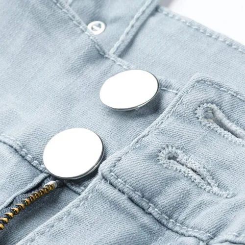 Miniatura 8 de Black Waist Shirt Korean Men's Jeans Vintage Summer Tops Pants Cotton Men Jeans Clothing Slim Pencil Pants