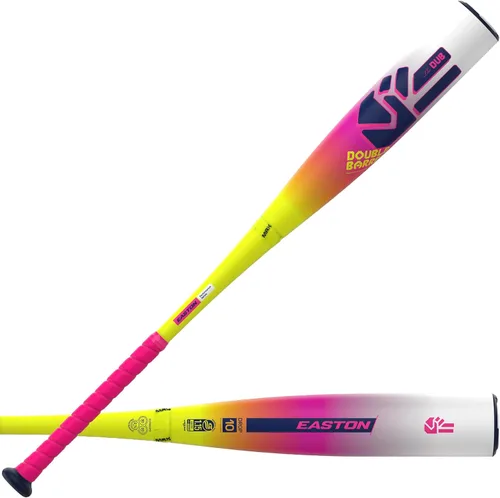 Miniatura 9 de Easton El Bate de Béisbol Dub USSSA Drop -5 / -8 / -10 Barril de 2 3/4' Compuesto de 2 Piezas Spring Break Edition - Rosa/Amarillo