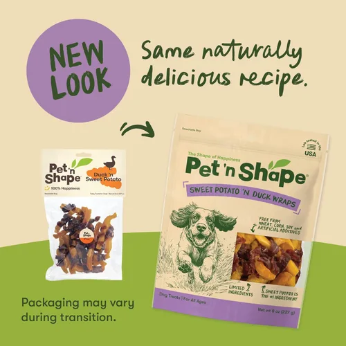 Miniatura 3 de Pet 'n Shape Sweet Potato Chews – Golosinas naturales de batata envuelta en pollo para perros - 42 onzas