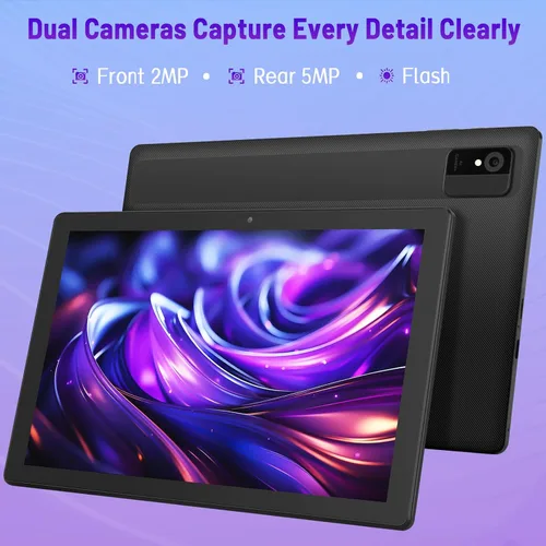 Miniatura 7 de Tabletas Android 15, tableta Android de 10.1 pulgadas con 8 GB de RAM y 64 GB de ROM, ampliable a 1 TB, procesador Octa-Core, pantalla HD IPS, WiFi