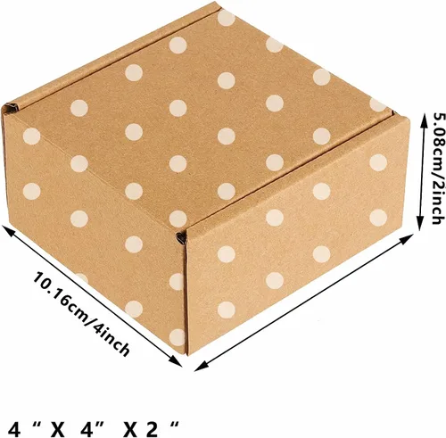 Miniatura 2 de Cajas de correo de regalo pequeñas de cartón reciclable verde para embalaje de envío, regalos de artesanía y productos de regalo