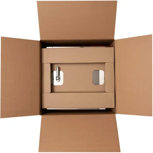 Miniatura 8 de Oswald Supply Puerta universal de acero inoxidable para basura, compatible con la ADA, 20 pulgadas de ancho x 20 pulgadas de alto, clasificación