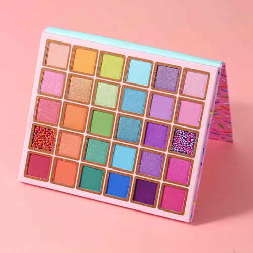 Miniatura 7 de Tintark - Paleta de maquillaje de 30 colores para sombras de ojos, con sombras de ojos mate, metálicas, brillantes, perladas y de brillo arcoíris