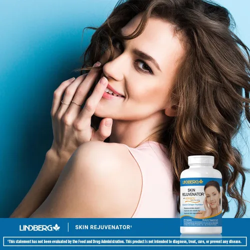 Miniatura 6 de Rejuvenecedor de piel Lindberg con Verisol 270 Tabletas con péptidos de colágeno Suplemento para cabello, piel y uñas