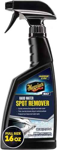 Meguiar's Paquete de quitamanchas de agua calcárea y paño de microfibra.