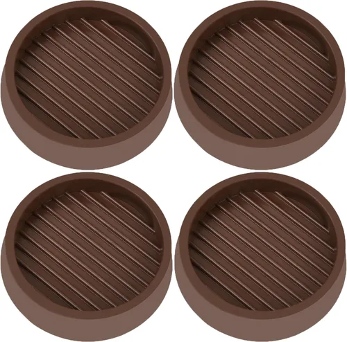 Miniatura 14 de VOCOMO Copas de Ruedas Redondas de Goma de 2X2, Almohadillas Antideslizantes para Muebles, Agarre Antideslizante, Pies Antideslizantes para Muebles
