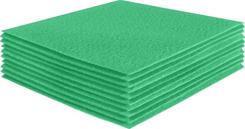 Miniatura 152 de FabricLA Hojas de fieltro acrílico para manualidades, cuadrados de fieltro precortados suaves de 4 x 4 pulgadas (3.9 in x 3.9 in), utiliza hojas