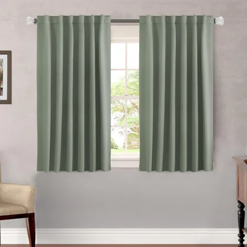 Miniatura 32 de H.VERSAILTEX Cortinas opacas con aislamiento térmico, paneles de tratamiento de ventana, cortinas opacas para oscurecer la habitación, cortinas Gris