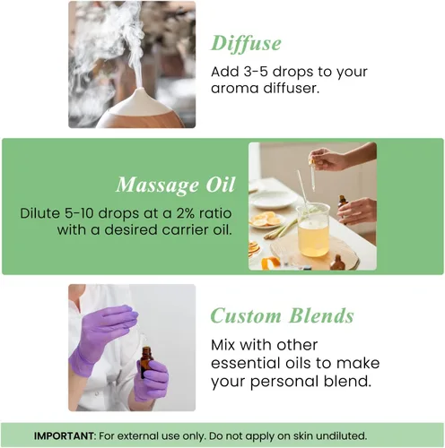 Miniatura 6 de Handcraft Blends Aceite esencial de albahaca – Enorme 4 onzas líquidas – 100% puro y natural – Aceite esencial de alta calidad para difusor