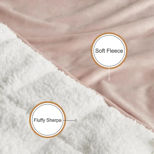 Miniatura 4 de Degrees of Comfort - Manta de peso mejorada Manta gruesa y mullida que se puede llevar a cualquier lugar, manta para dormir a prueba de frisado