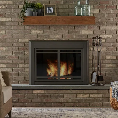 Miniatura 5 de Uniflame, F-1631, juego de herramientas de chimenea de bronce de 5 piezas con asas de bola