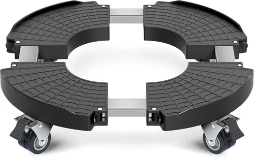 Miniatura 15 de VANCASTLE Organizador para plantas con ruedas bloqueables, capacidad de 450 libras, soporte ajustable de 15 a 22 pulgadas con ruedas base rodante