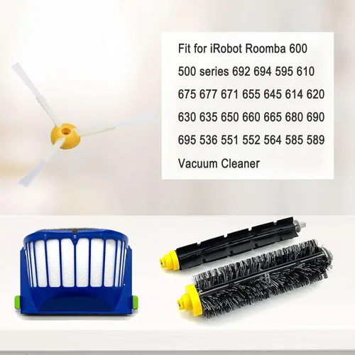 Miniatura 2 de Kit de accesorios de repuesto para iRobot Roomba 600 Series 694 675 692 676 695 677 671 655 645 690 680 660 650 620 614 y 500 Series 595 585 564