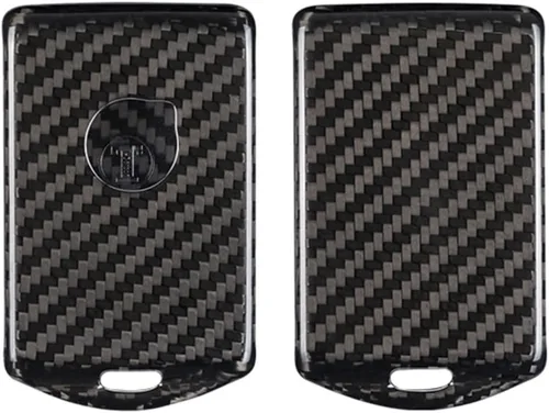 Miniatura 7 de Funda para llavero de fibra de carbono genuina para Volvo C30 S60 S80 S90 S901 V70 V90 Cross V90CC XC40 XC60 XC70 XC90 Smart Car Remote Key Fob Case