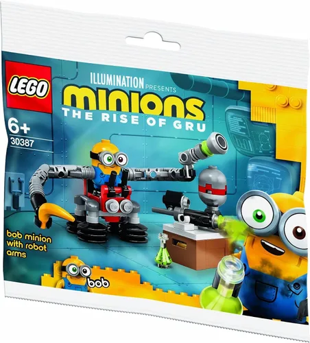 Miniatura 4 de LEGO Minions Bob Minion 30387 - Kit de construcción con brazos de robot