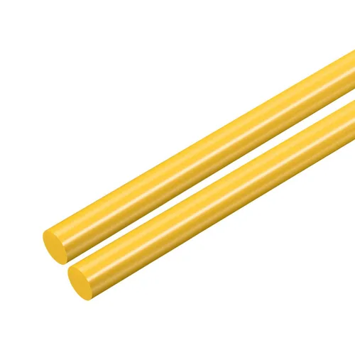 Miniatura 13 de uxcell Varilla redonda de plástico de 1/2 pulgada de diámetro y 20 pulgadas de longitud, varillas de polioximetileno, barras redondas de plástico
