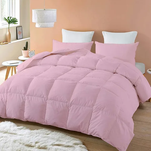 SLEEP-NEST Edredón Queen de gran tamaño de 98 x 98 pulgadas, relleno de edredón alternativo de plumón de lujo para todas las estaciones, juego de 3