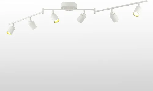 Miniatura 22 de Shura - Luz de pista blanca de 2 luces con cabezales ajustables, bombillas LED integradas, kit de iluminación de riel de 15 pulgadas, luz de techo