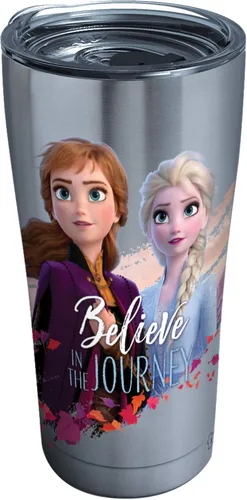 Miniatura 13 de Tervis Disney Frozen 2 - Vaso aislado de doble pared de Anna & Elsa's Journey hecho en Estados Unidos, mantiene las bebidas frías y calientes, 10