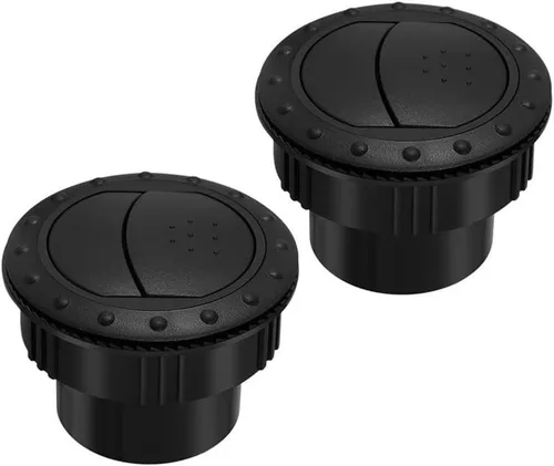 Rejilla de ventilación de aire para salpicadero, 2 unidades, 2.362 in, salida de aire, acondicionamiento, deflector, techo lateral para coche, RV,