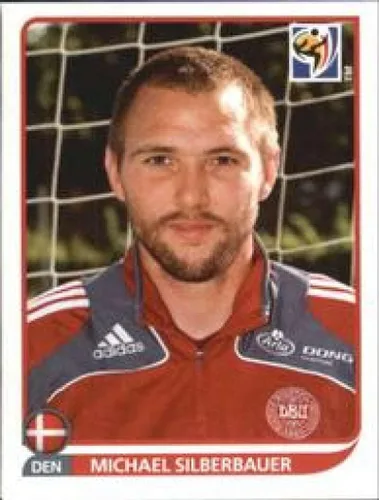 2010 Panini FIFA World Cup Stickers #362 Michael Silberbauer Denmark Official Soccer Album Sticker (2 inch X 1.5 Inch) in Raw Condition (NM or