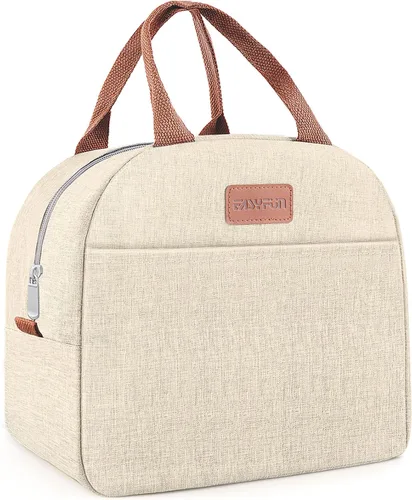Miniatura 15 de Bolsa de almuerzo para mujeres y hombres, lonchera aislada para adultos, pequeña lonchera hermética enfriadora, contenedores de comida para almuerzo