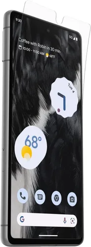 Miniatura 3 de OtterBox Protector de pantalla antimicrobiano Google Pixel 7 Alpha Flex - Transparente, ajuste de precisión, claridad de cristal, respuesta táctil