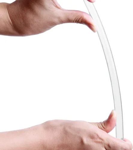 Miniatura 5 de Dakoufish Pajitas reutilizables para batidos de 10 pulgadas de largo, boca ancha, pajitas rectas de plástico para batidos de leche, juego de 6