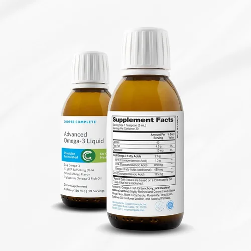 Miniatura 2 de Cooper Complete Omega 3 líquido avanzado, sabor a mango natural