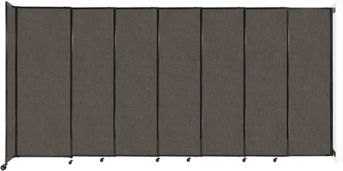 Miniatura 121 de Divisor de habitación de pared recta deslizante montado en la pared Anchos ajustables Ruedas de bloqueo Separador de habitación Paneles