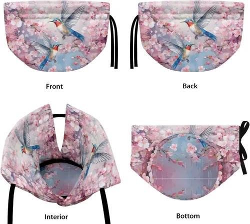 Miniatura 5 de DISNIMO Funda de tetera aislada a prueba de polvo con diseño floral de colibrí, para mantener el calor, accesorios decorativos, colcha