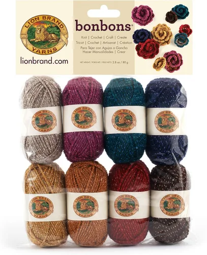 Miniatura 14 de Lion Brand Yarn Paquete de hilo BonBons Brights
