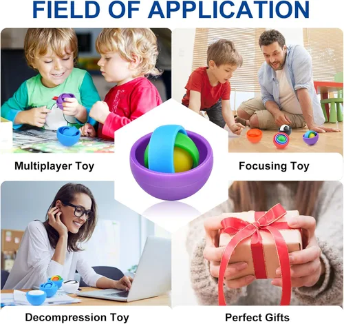 Miniatura 5 de Juguetes para la ansiedad para niños, rellenos de calcetines para adultos, regalos para niños, niñas, adolescentes, niños, Navidad, Año Nuevo, TDAH